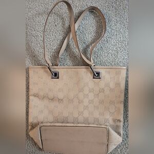 Gucci Beige Tote Bag